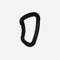 Load image into Gallery viewer, Vapor IV Aluminum - Bent Gate Carabiner - Black