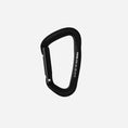 Load image into Gallery viewer, Vapor IV Aluminum - Straight Aluminum Carabiner - Black