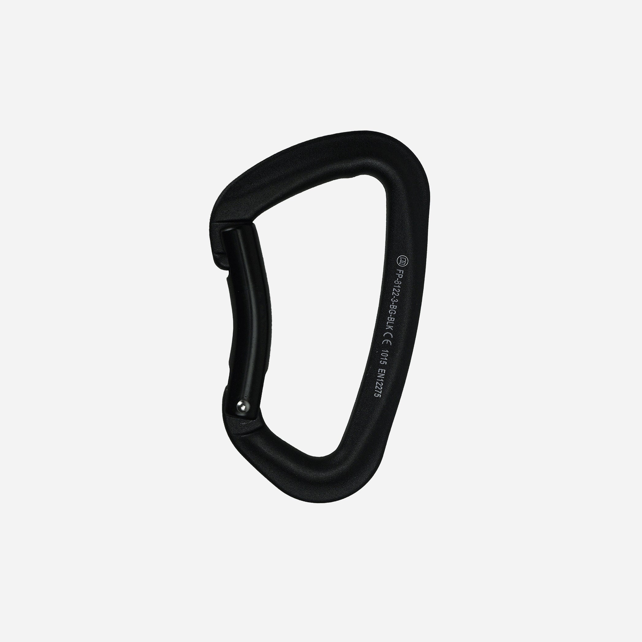 Vapor IV Aluminum - Bent Gate Carabiner - Black