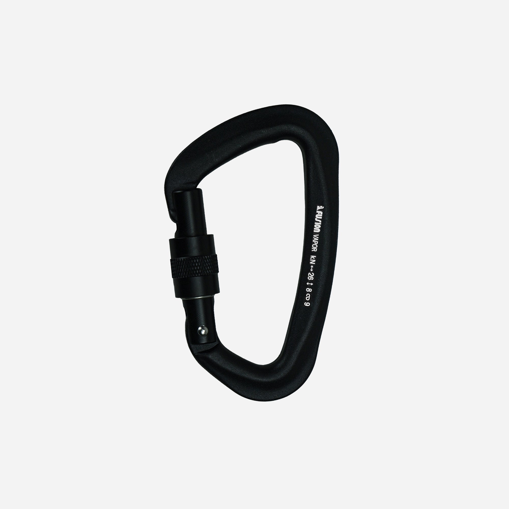 Vapor IV Aluminum - Screw Gate Carabiner - Black